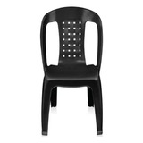 Cadeira Bistro Plástica Resistente Para Mesa Jardim