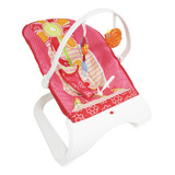 Cadeira Cadeirinha Bebê Descanso Musical Vibratória Rosa