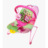 Cadeira Cadeirinha De Descanso Musical Vibratória - Rosa
