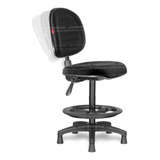 Cadeira Caixa Alta Executiva Ergonômica Preta Pre04