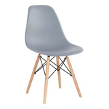 Cadeira Charles Eames Wood Jantar Cozinha Dsw Eiffel Cores Estrutura Da Cadeira Cinza Médio
