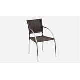 Cadeira De Alumínio E Fibra Para Jardim Cozinha Varanda Cor Da Estrutura Da Cadeira Opcional Cor Do Assento Opcional Desenho Do Tecido Liso