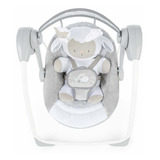 Cadeira De Balanço Para Bebê Ingenuity Comfort 2 Go Portable Swing Elétrica Cuddle Lamb Cinza/branco