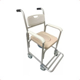 Cadeira De Banho Aluminio Higienica Adulto 100 Kg