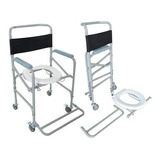 Cadeira De Banho D40 Higienica Adulto Em Aço Dobrável 120g
