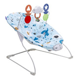 Cadeira De Descanso Bouncer Musical Cosco Vibra Azul Menino