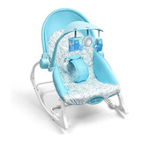 Cadeira De Descanso E Balanço Seasons 0-18kgs Azul Multikids
