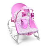 Cadeira De Descanso E Balanço Seasons 0-18kgs Rosa Multikids