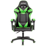 Cadeira De Escritório Pctop Strike 1005 Gamer Vermelha Couro