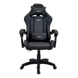 Cadeira De Escritório Racer X Comfort Gamer Ergonômica Preta Com Estofado De Couro Sintético