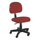 Cadeira De Escritório Shop Cadeiras Ag401s Vermelha E Preta Com Estofado De Polipropileno
