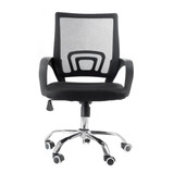 Cadeira De Escritório Travel Max Mb-6010 Preta Com Estofado Do Tecido