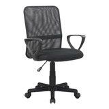 Cadeira De Escritório Trevalla Tl-cde-04-1 Preta Com Estofado Do Mesh