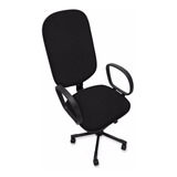 Cadeira De Escritório Ultrabases Ec-381-gir Ergonômica Preta