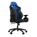 Cadeira De Escritório Vertagear Sl5000 Vg-sl5000 Gamer Ergonômica Preto E Azul Com Estofado De Couro Sintético