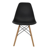 Cadeira De Jantar Elidy Charles Eames Eiffel Estrutura Preto