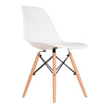Cadeira De Jantar Empório Tiffany Eames Dsw Madera Estrutura Branco