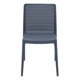Cadeira De Jantar Tramontina Isabelle Estrutura Azul-navy