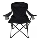 Cadeira De Pesca Dobravel 150kg - Cor Preta - Kala