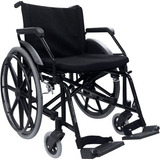 Cadeira De Rodas Adulto Em Aço Dobrável Poty Jaguaribe Cor P