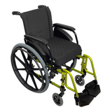 Cadeira De Rodas Alumínio Avd 50cm Verde Oliva - Ortobras