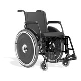 Cadeira De Rodas Avd Alumínio - Ortobras Assento 44 Cm Prata