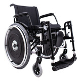 Cadeira De Rodas Avd Alumínio X Duplo Pés Eleváveis 40cm Br Cor Branco