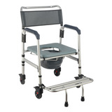 Cadeira De Rodas De Banho Desmontavel Articulada 135kg 