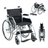 Cadeira De Rodas Dobrável 100kg Dellamed Resistente Conforto