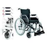 Cadeira De Rodas Dobrável Em Alumínio