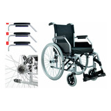 Cadeira De Rodas Dobrável Em Alumínio Praxis Munique Tam. 18