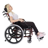 Cadeira De Rodas Encosto Reclinável Apoio Para Cabeça 44cm 
