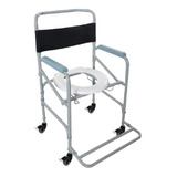 Cadeira De Rodas Higiênica Dobrável Aço D40 Dellamed (100kg)
