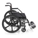 Cadeira De Rodas Idoso Com Pneu Inflável Elevação Das Pernas