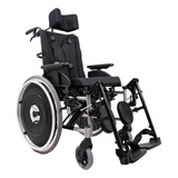 Cadeira De Rodas Ma3r Alumínio Reclinável Prata Ortomobil