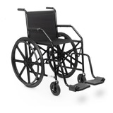 Cadeira De Rodas T40 Em Aço Dobrável Assento 40 Cm Adulto