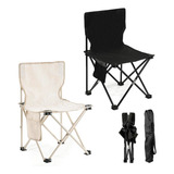 Cadeira Dobrável Camping Pesca Praia Resistente C/ Bolso