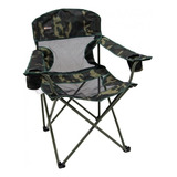 Cadeira Dobrável Fresno Com 2 Porta Copos Nautika Camuflado