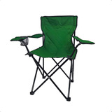 Cadeira Dobrável Oasis Neoblue Verde Suporta 120kg - Portátil, Com Apoio De Braço E Porta-copos - Ideal Para Camping E Piqueniques C/ Bolsa De Transporte