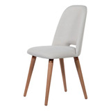 Cadeira Drop Linho - Off White - Cobre - Cinamomo