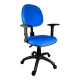 Cadeira Ergonômica Nr17 Tecido Azul Royal