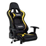 Cadeira Escritório Gamer Ergonômica Moobx Preto/amarelo