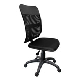 Cadeira Executiva Tela Preta - Home Office Cor Preto Material Do Estofamento Tecido