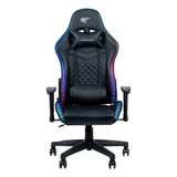 Cadeira Gamer Havit Gc927 Com Led Rgb Controle Configurável