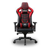 Cadeira Gamer Marvel Homem Aranha Black Cor Preto Material Do Estofamento Couro Sintético