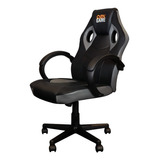 Cadeira Gamer Reclinável Ergonômica Oex Gc-200 Cor Preto/cinza Material Do Estofamento Couro Sintético