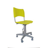 Cadeira Giratoria Turim Secretaria Bc Amarelo Limão Promoção
