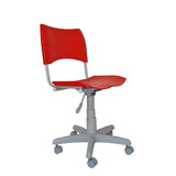 Cadeira Giratoria Turim Secretaria Bc Vermelho