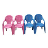 Cadeira Infantil Poltrona Decorada Plástico Kit