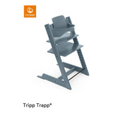 Cadeira + Kit Bebe Tripp Trapp Stokke Fjord Blue
